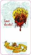 Galaxy S2 Cover Burning Heart